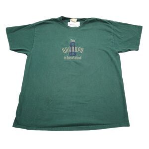 Grandpa Callan Co Shirt Mens L Green Short Sleeve Crew Neck Preshrunk Tee